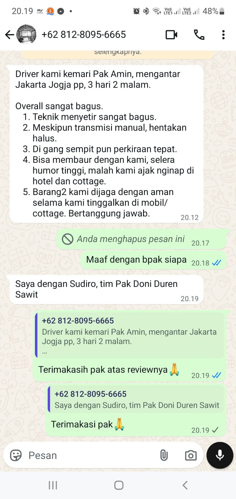 Testimoni Pelanggan